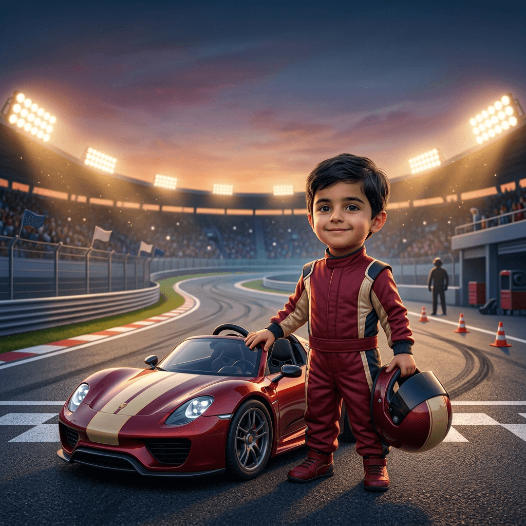 The Little Race Car Champion